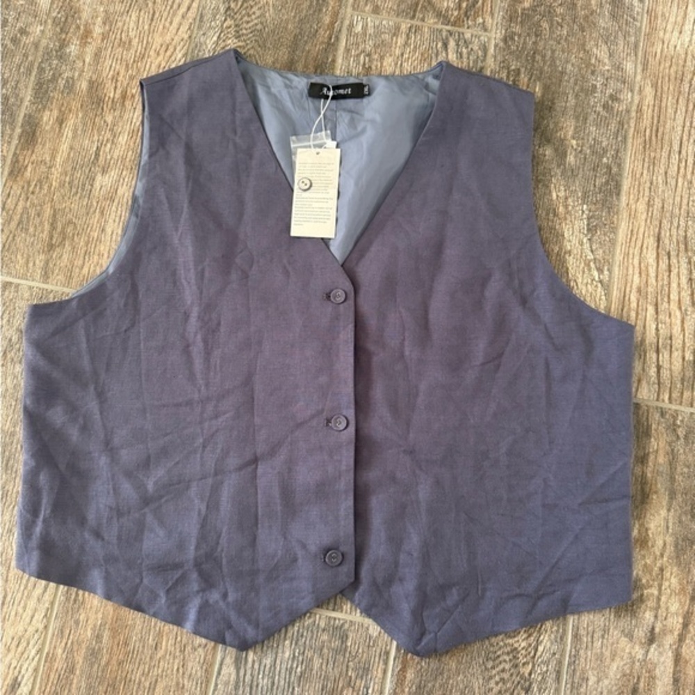 Automet Women's blue/Gray Vest